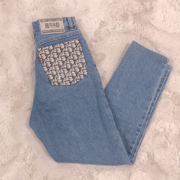 Vintage Dior Rego Reworked High-rise High Waisted Jeans - Picture 2 of 13